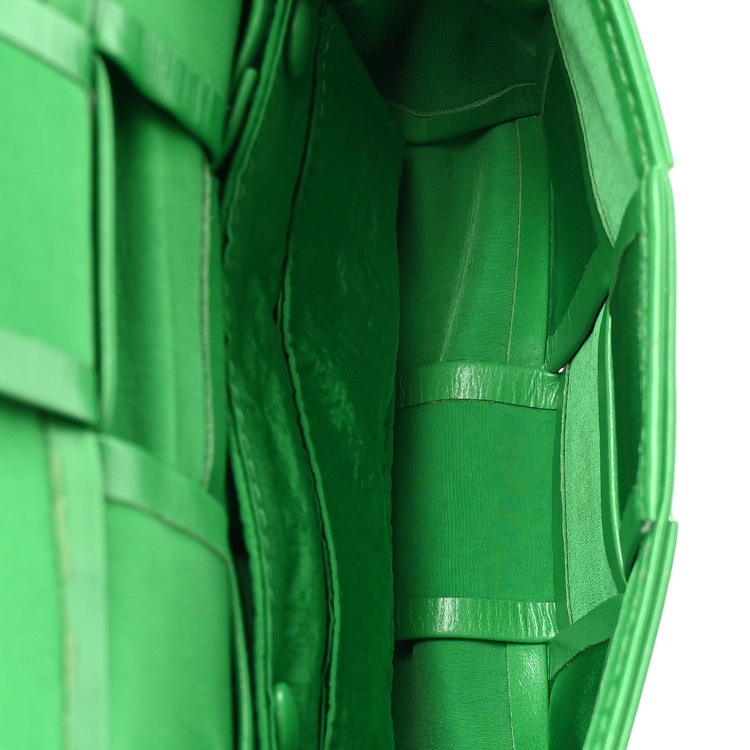 Bottega Veneta Crinkled Lambskin Maxi Intrecciato Extra Mini Cassette Crossbody Bag Parakeet 5 of 10