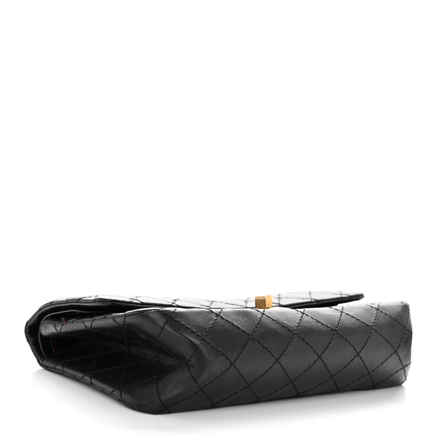 Chanel Aged Calfskin Quilted 2.55 Reissue 225 Flap Black 4 of 10