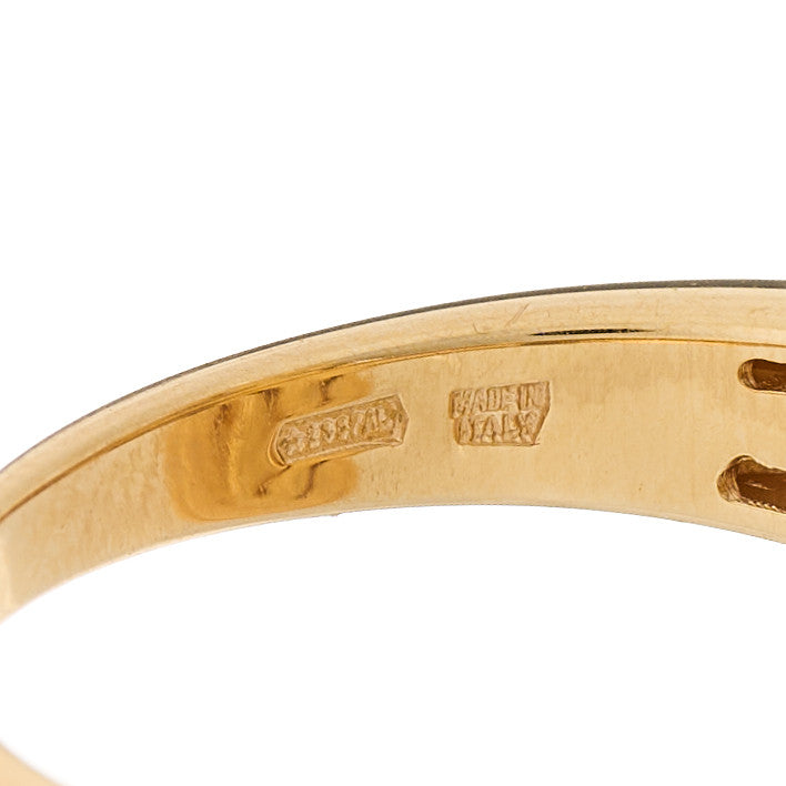 Bulgari 18K Yellow Gold Cicladi Ring 52 6 4 of 5