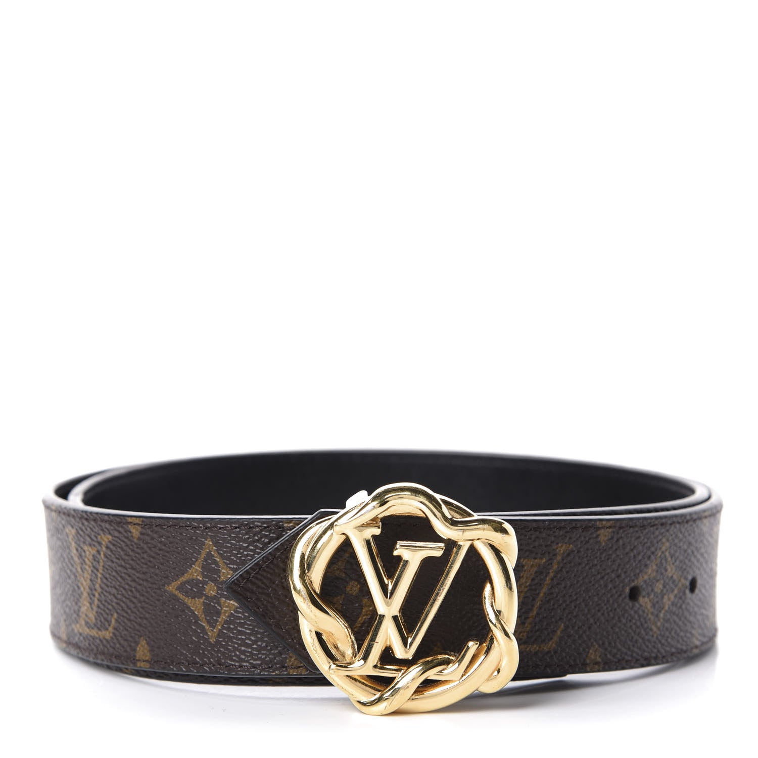 Louis Vuitton Monogram 35mm Garden Louise Reversible Belt 90 36 1 of 5