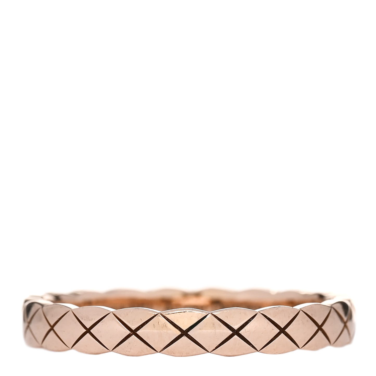 18K Beige Gold Mini Coco Crush Ring 61 9.5