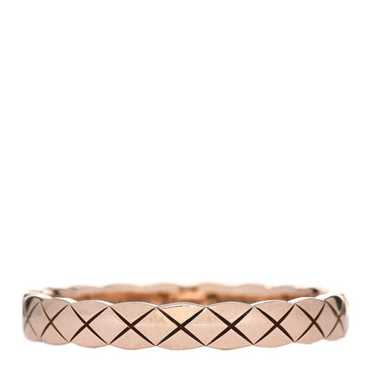 Chanel 18K Beige Gold Mini Coco Crush Ring 61 9.5 1 of 5