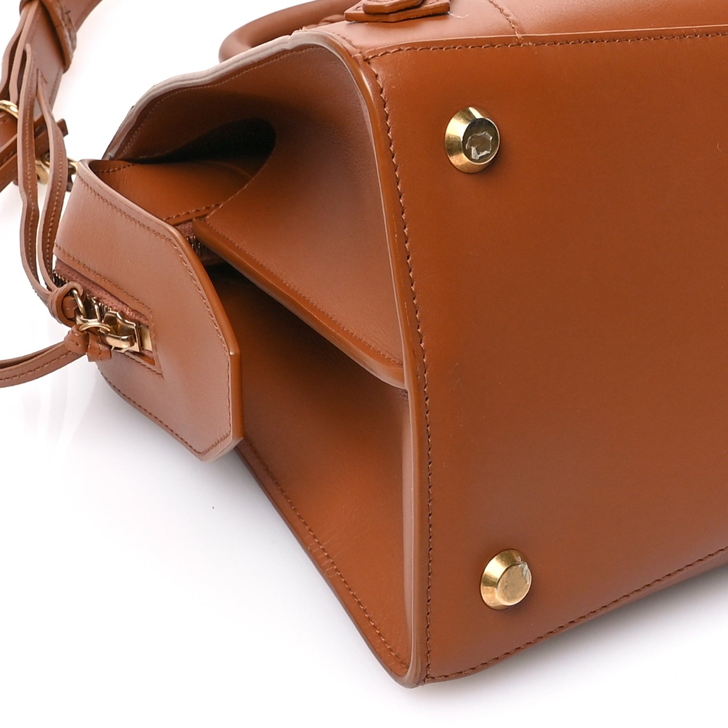 Smooth Calfskin Neo Classic Gold Hardware City Camel