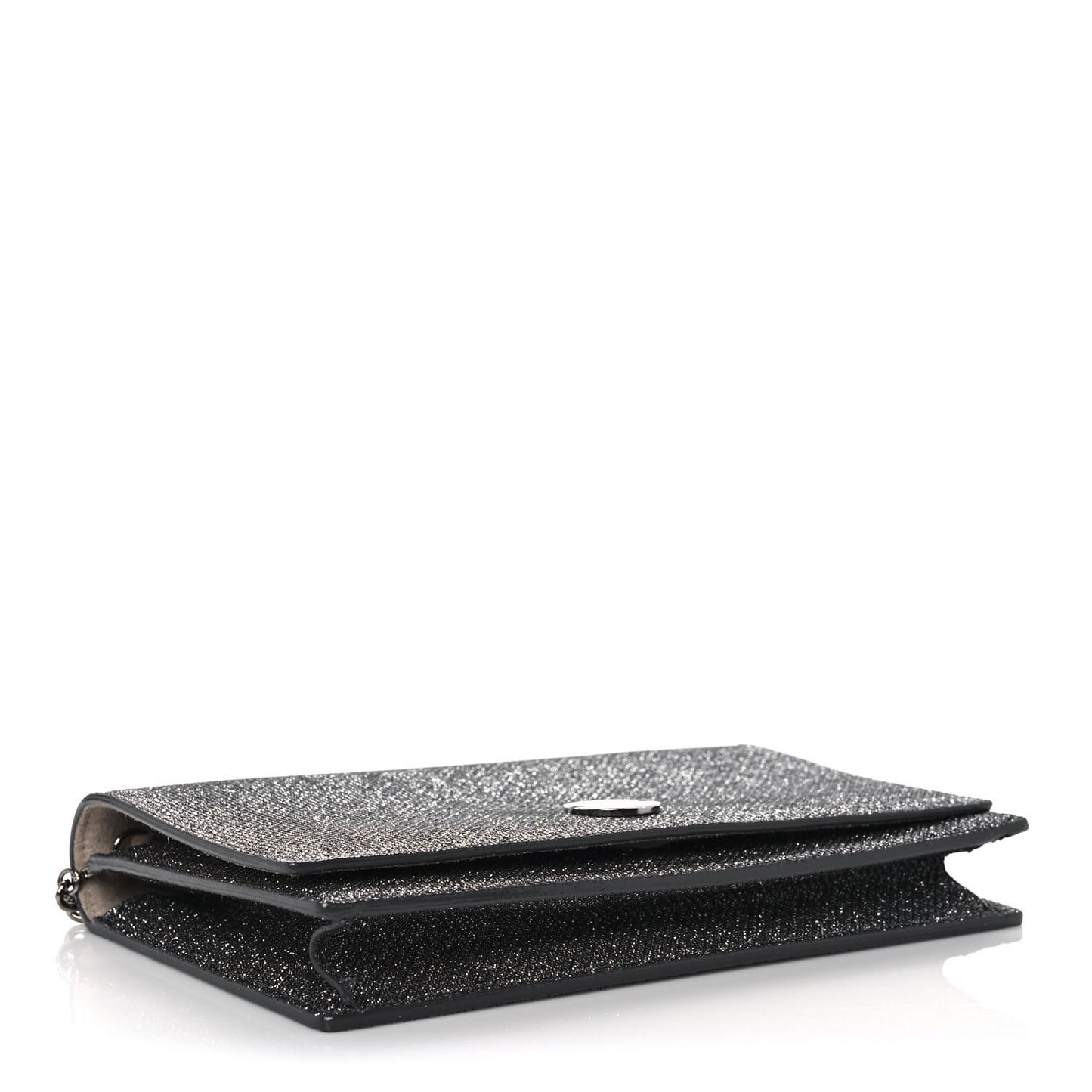 Glitter Florence Wallet on Chain Anthracite