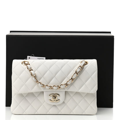 Chanel Caviar Quilted Small Double Flap White 11 of 11