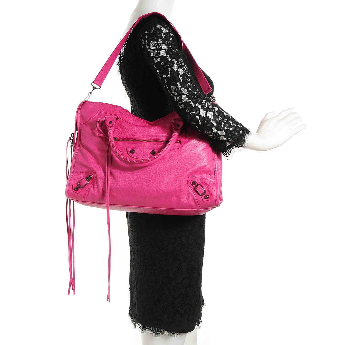 Agneau Classic Hardware City Cyclamen Fucsia