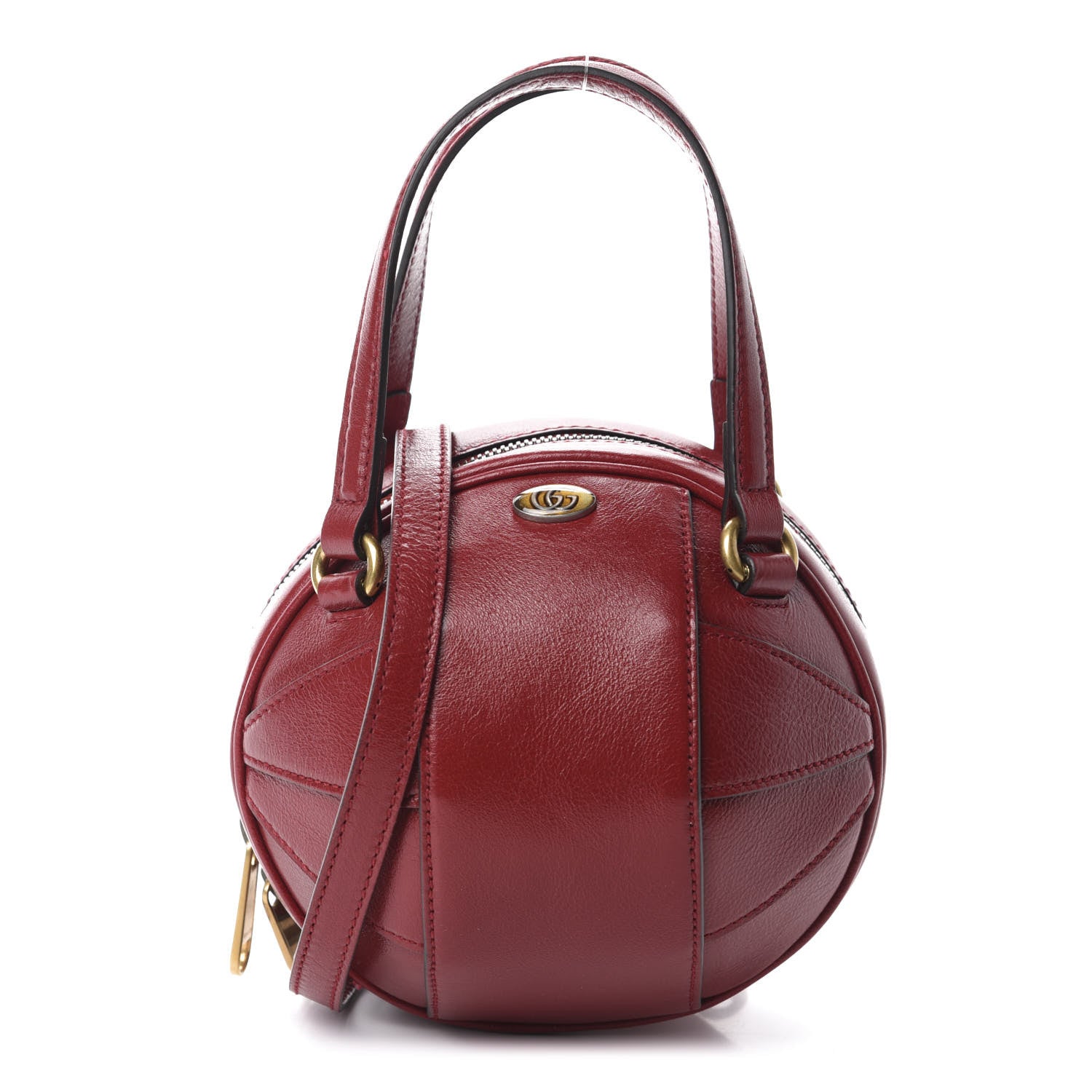 Gucci Piuma Lux Energy Mini Tifosa Basketball Shaped Shoulder Bag Romantic Cerise 1 of 10