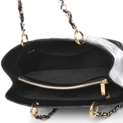Chanel Caviar Quilted Grand Shopping Tote GST Black 5 of 12