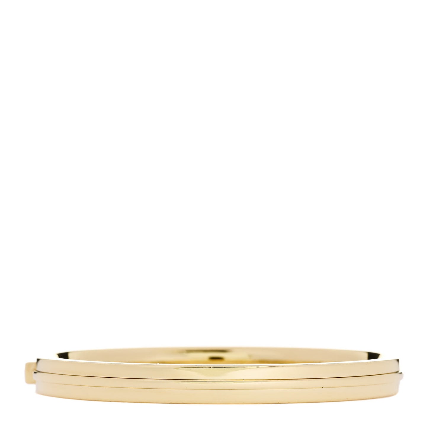 18K Yellow Gold Diamond T Hinged Pave Bracelet
