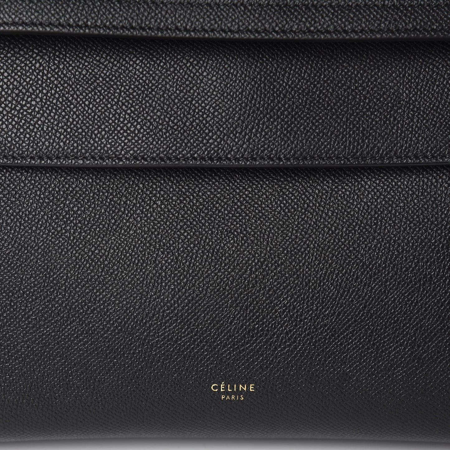 Grained Calfskin Mini Belt Bag Black