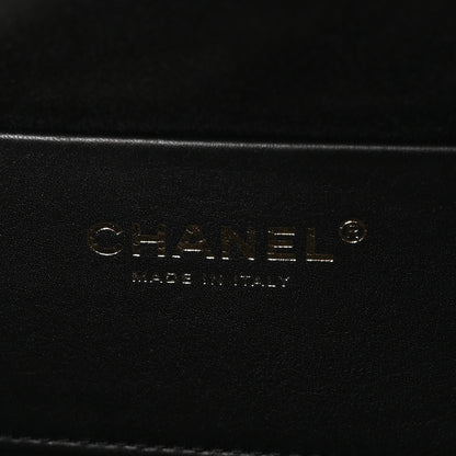 Chanel Pony Hair Mini Chanel 25 Handbag Black Black 6 of 11
