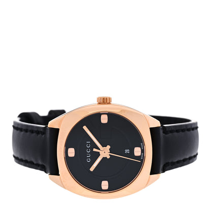 Gucci Stainless Steel Calfskin 29mm GG2570 Quartz Watch Black 2 of 5