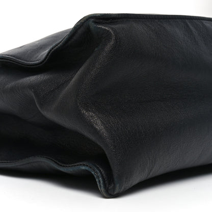 Chanel Lambskin CC Tote Black 10 of 12