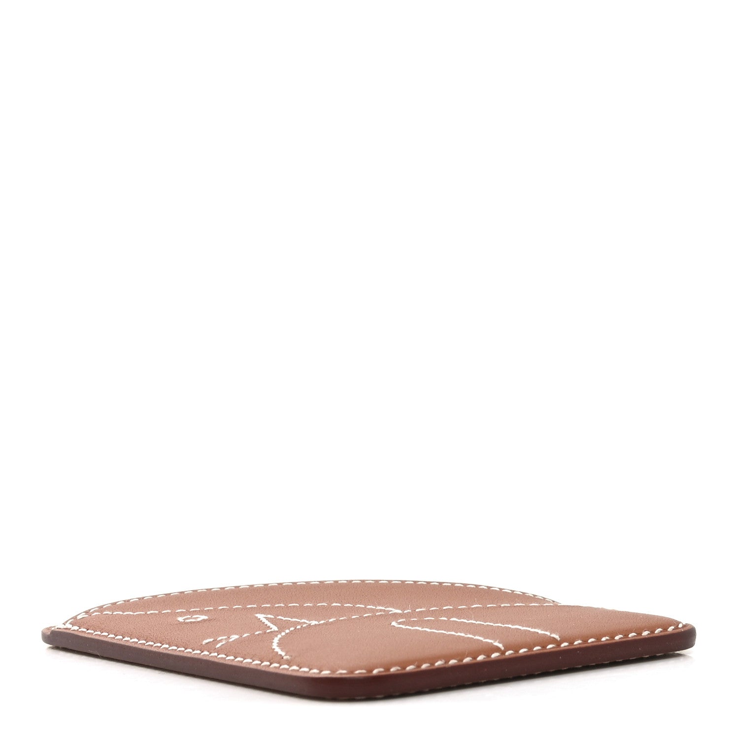 Hermes Swift Stitched Cheval MagSafe Card Holder Gold 4 of 6