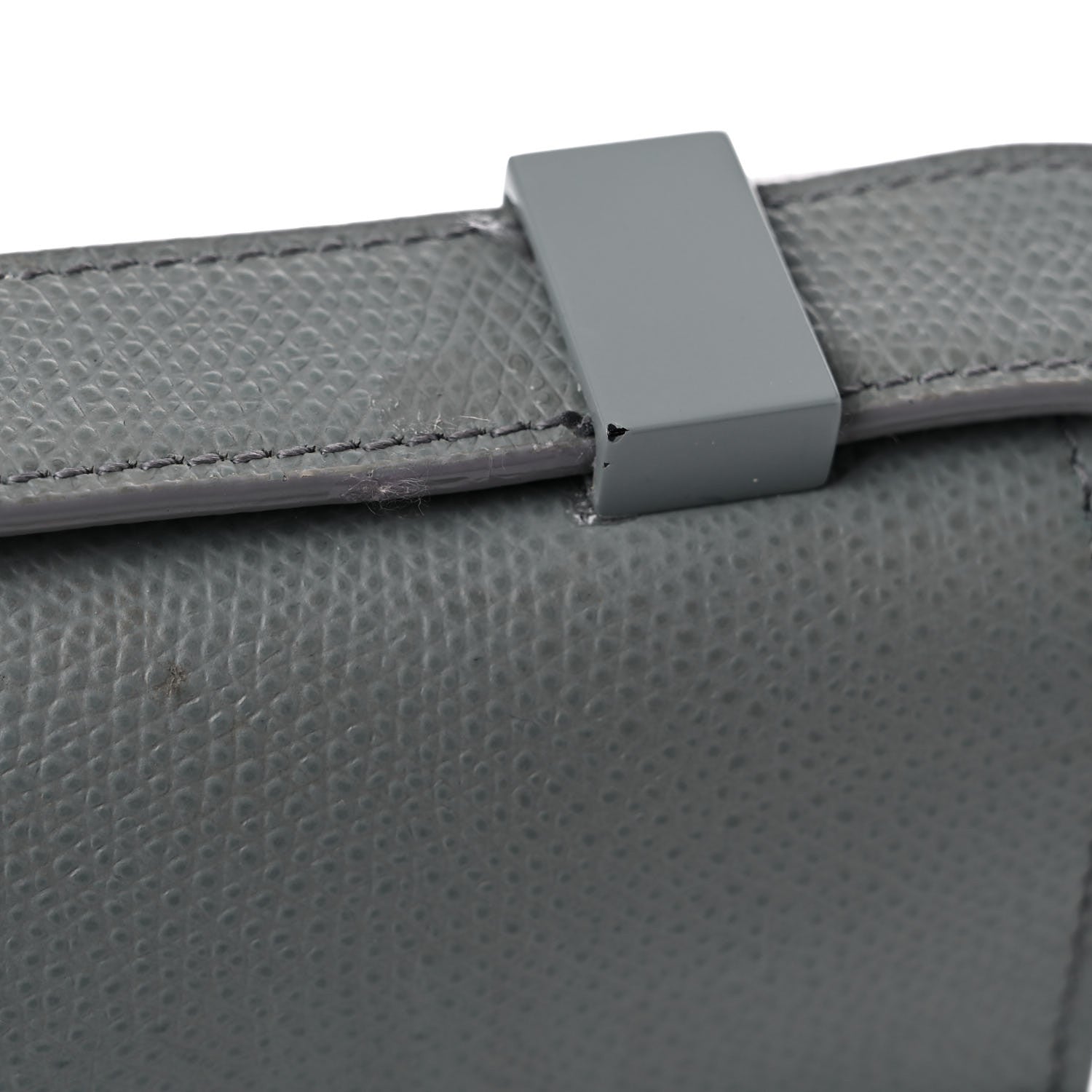 Christian Dior Ultra Matte Grained Calfskin 30 Montaigne Flap Bag Grey 12 of 31