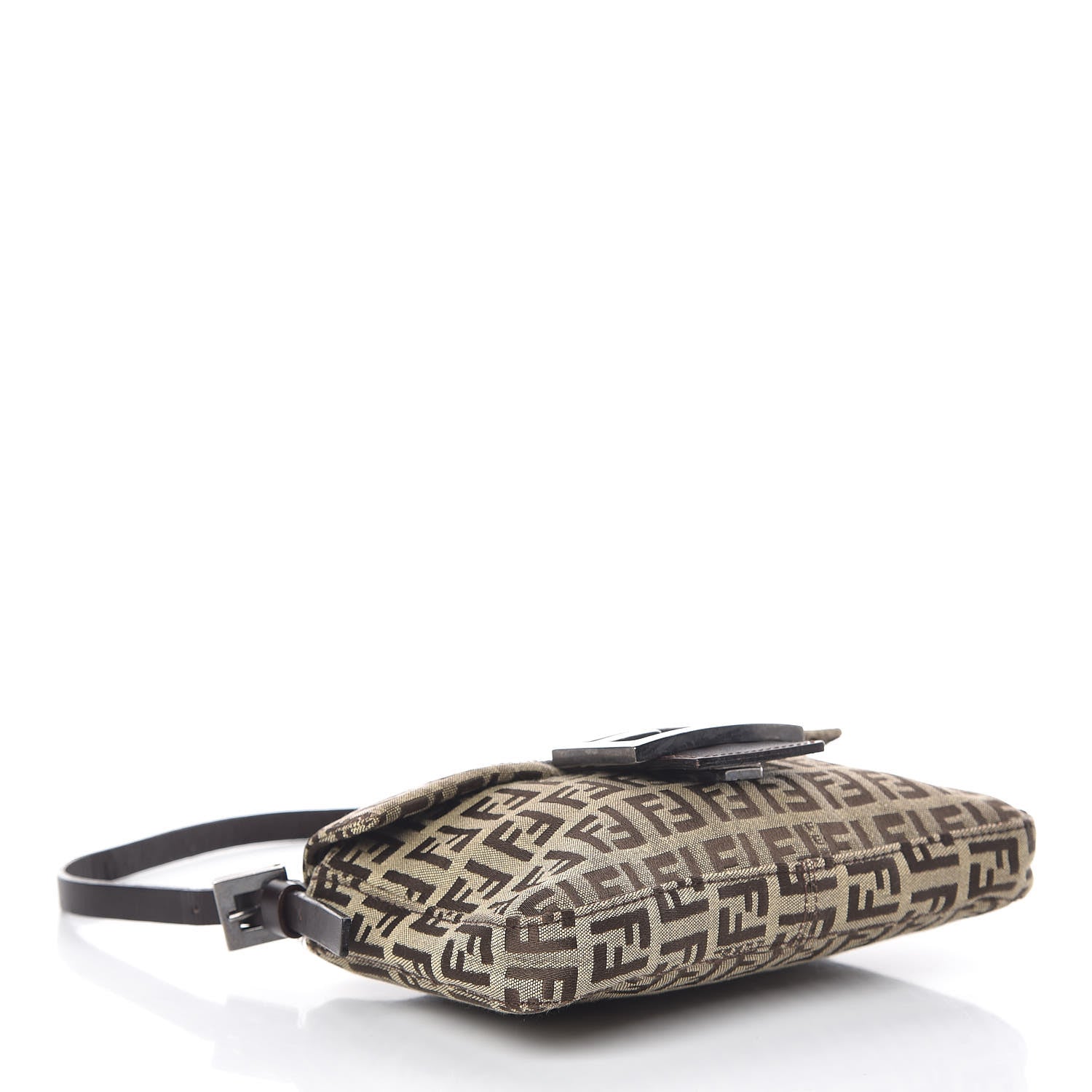 Fendi Zucchino Mini Baguette Brown 4 of 9
