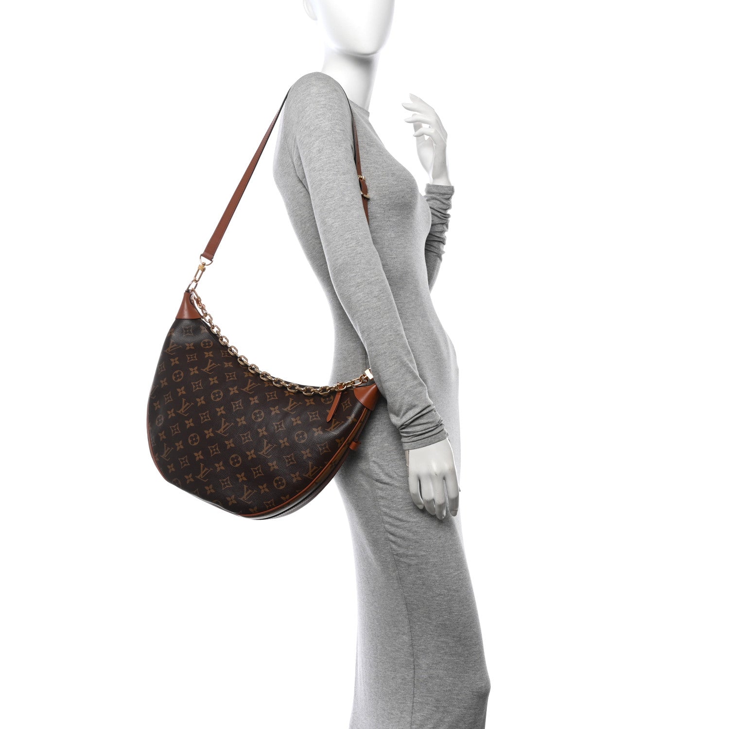 Louis Vuitton Reverse Monogram Loop Hobo 2 of 9