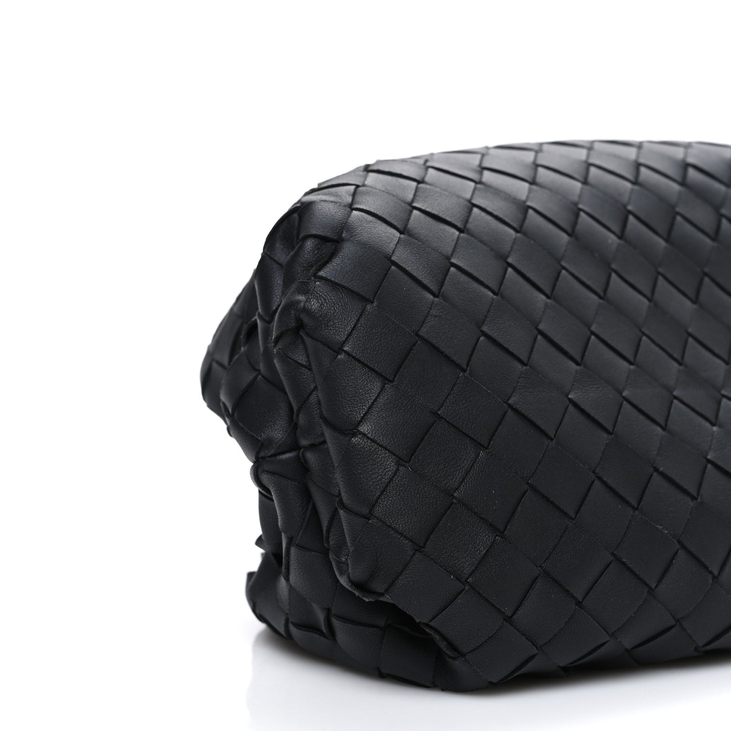 Nappa Maxi Intrecciato The Pouch Oversized Clutch Black