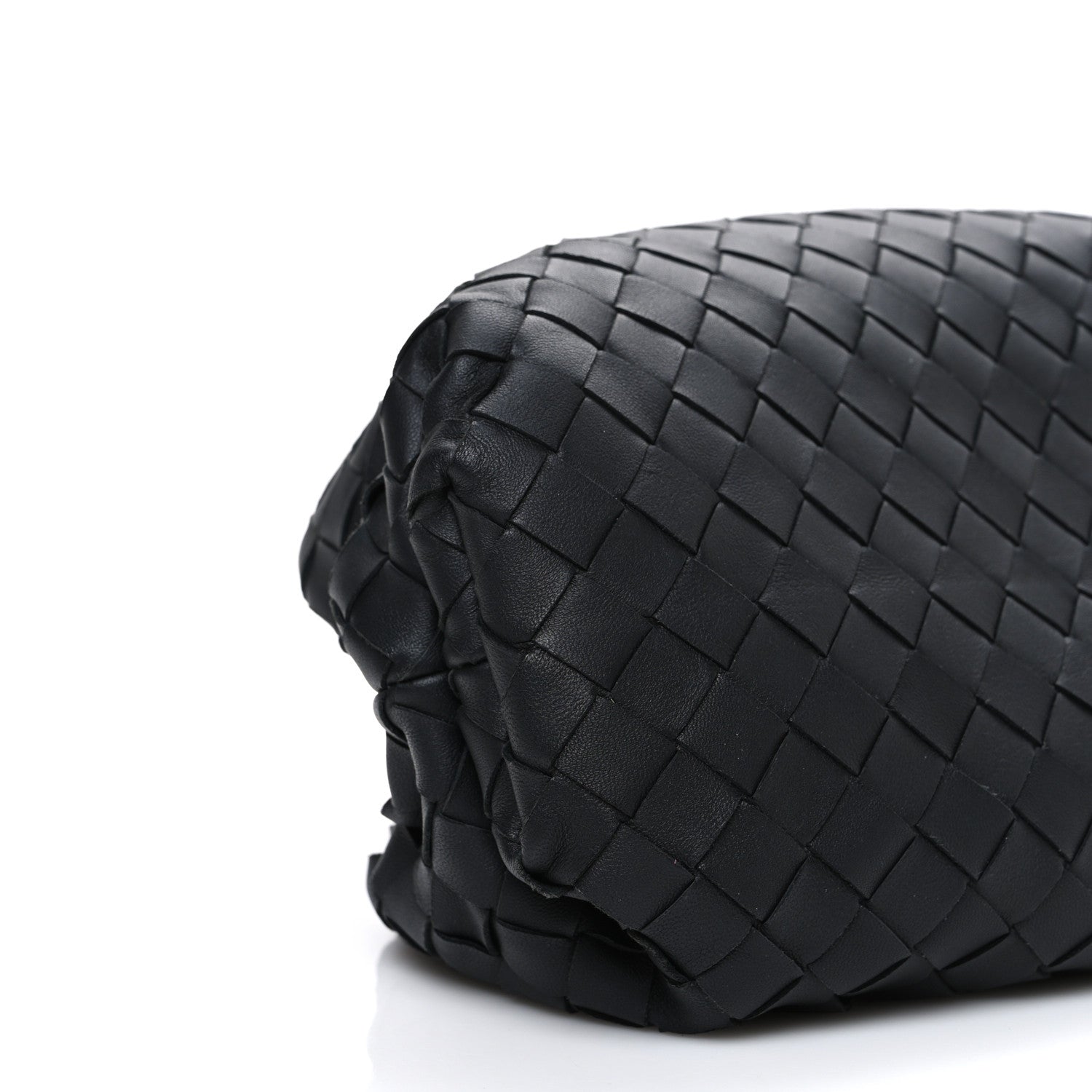 Bottega Veneta Nappa Maxi Intrecciato The Pouch Oversized Clutch Black 10 of 11