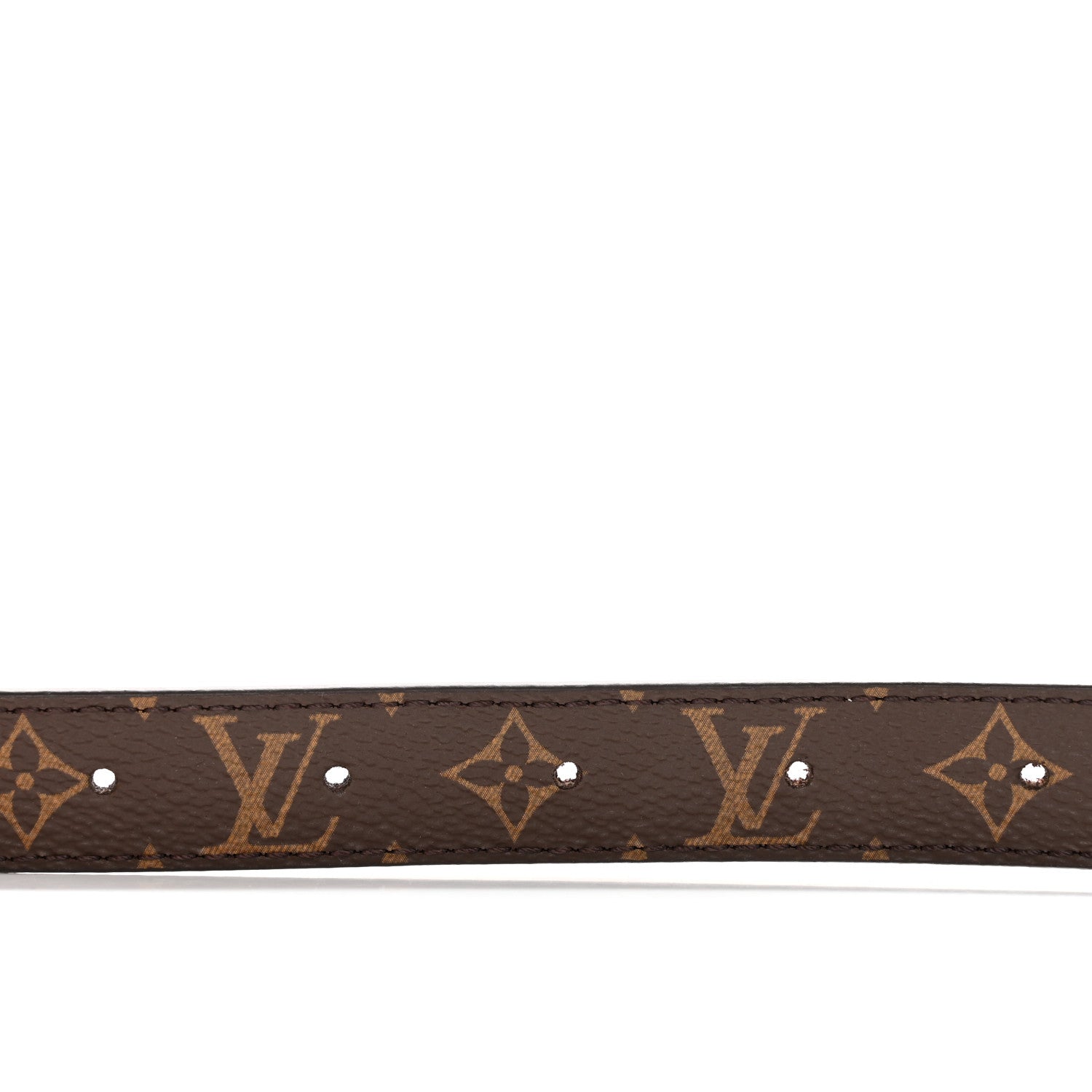 Louis Vuitton Monogram Calfskin 20mm LV Circle Reversible Belt 75 30 5 of 6