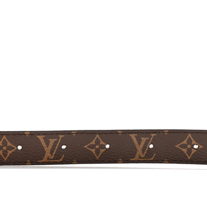 Louis Vuitton Monogram Calfskin 20mm LV Circle Reversible Belt 75 30 5 of 6
