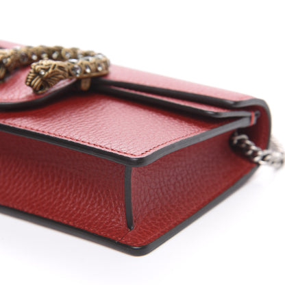 Gucci Calfskin Super Mini Dionysus Shoulder Bag Hibiscus Red 8 of 9