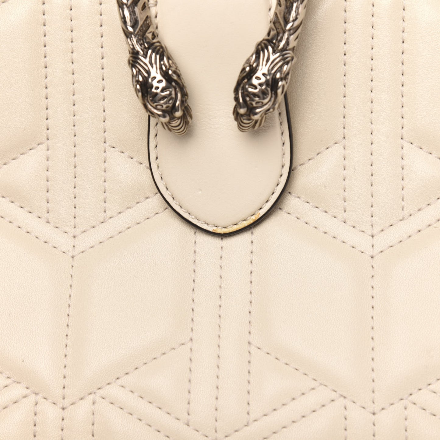 Cafskin Web Quilted Large Dionysus Tote Bag White