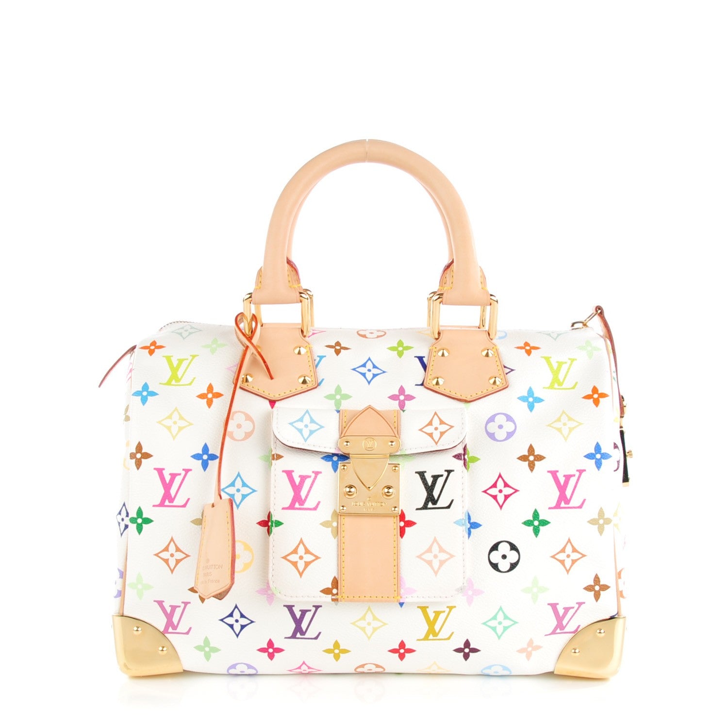 Louis Vuitton Monogram Multicolor Speedy 30 White 1 of 8
