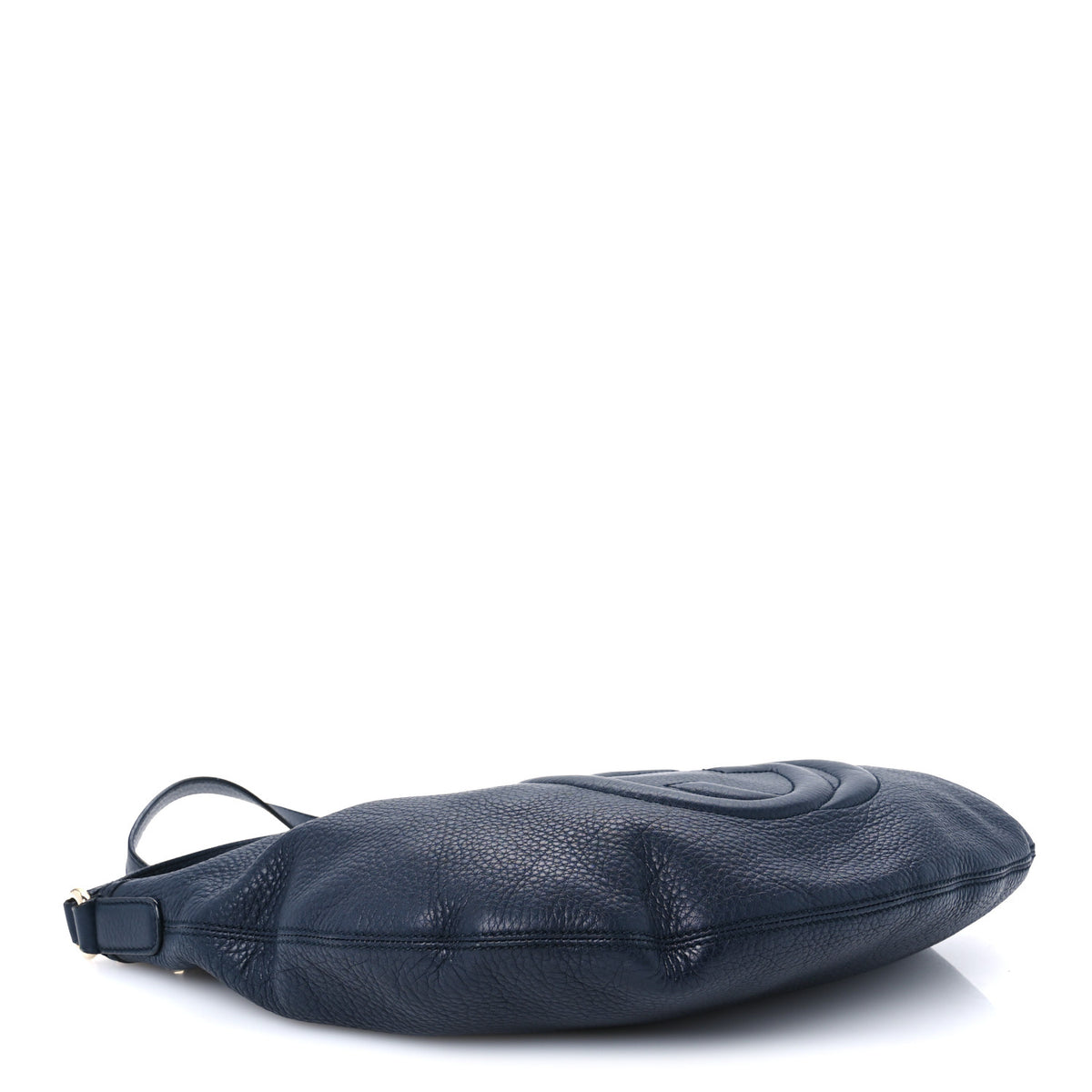 Gucci Pebbled Calfskin Medium Soho Hobo Blue 3 of 10