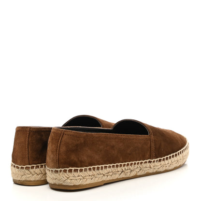 Saint Laurent Suede Monogram Espadrilles 36.5 Brown 4 of 9