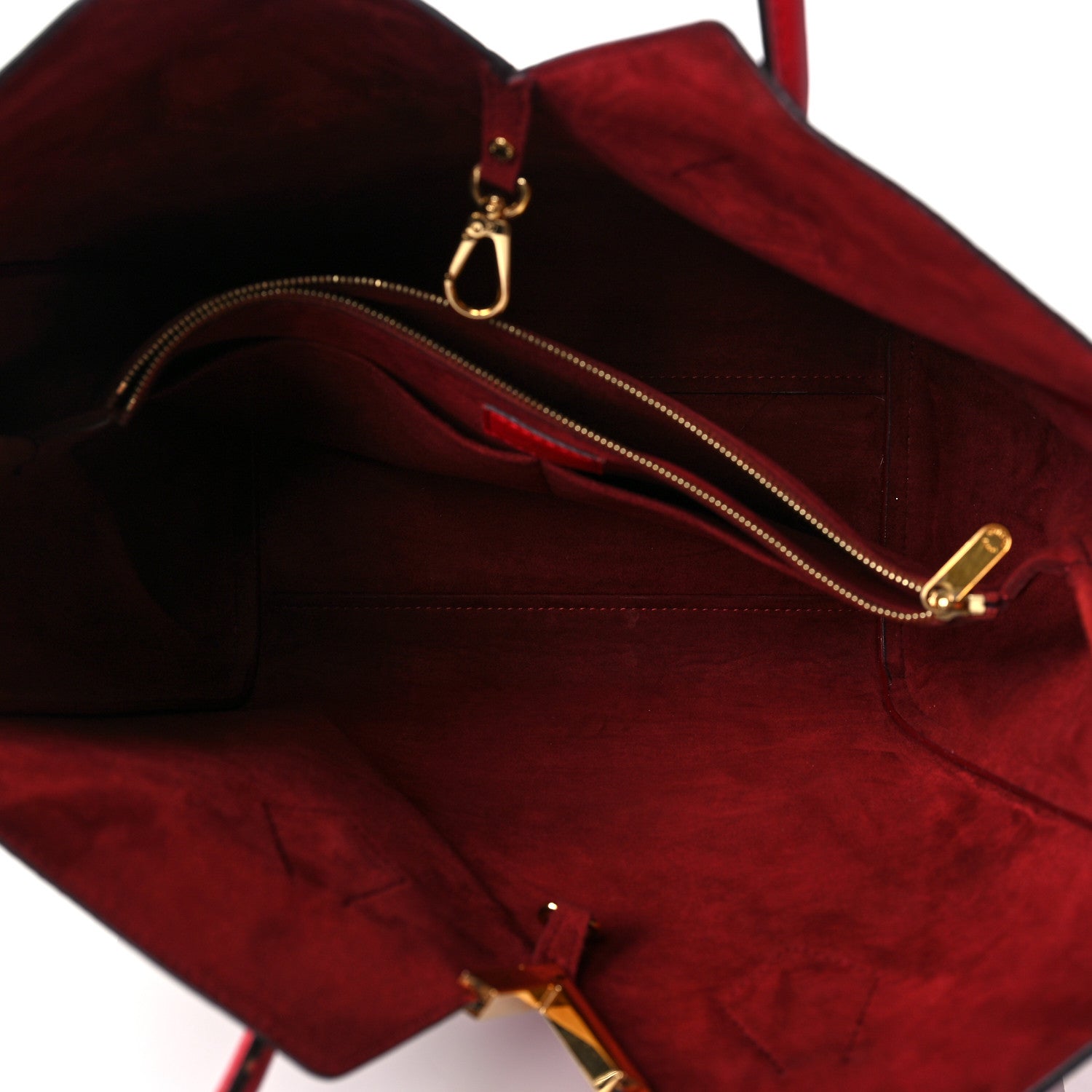 Louis Vuitton Calfskin Monogram Kimono Tote Cherry 4 of 8