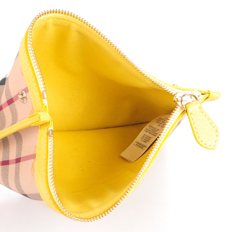 Burberry Haymarket Check Small Canterbury Tote Yellow 7 of 10