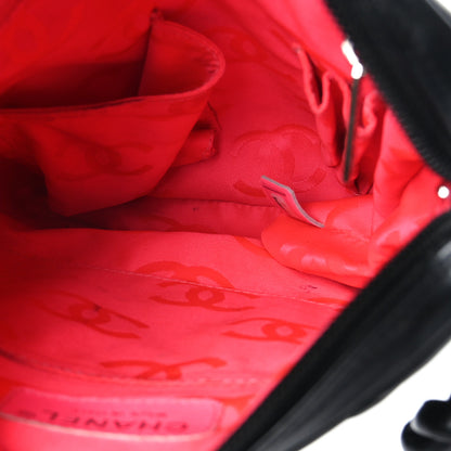 Chanel Calfskin Quilted Medium Cambon Messenger Black White 5 of 10