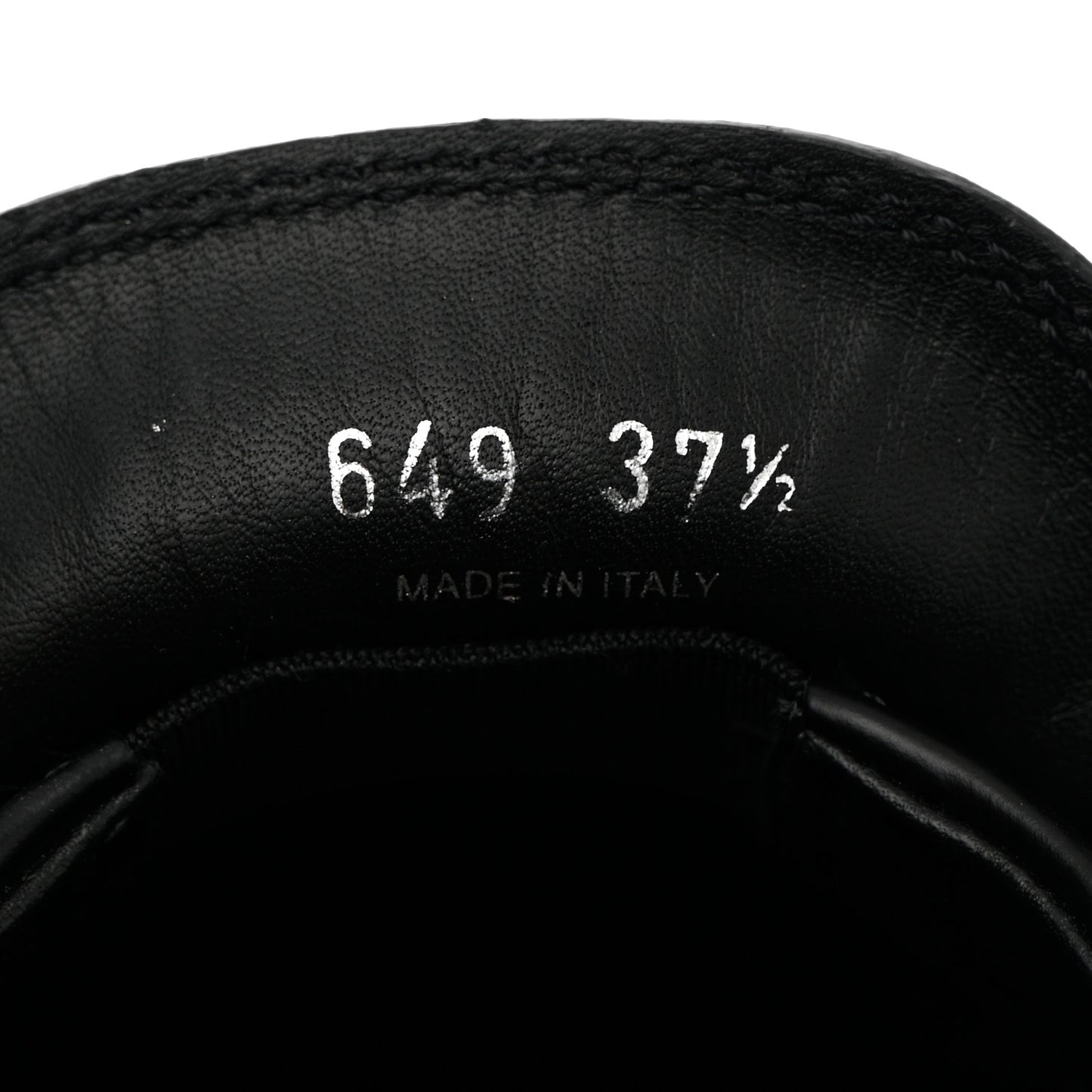 Spazzolato Rois Metal Triangle Logo Monolith 55mm Loafers 37.5 Black