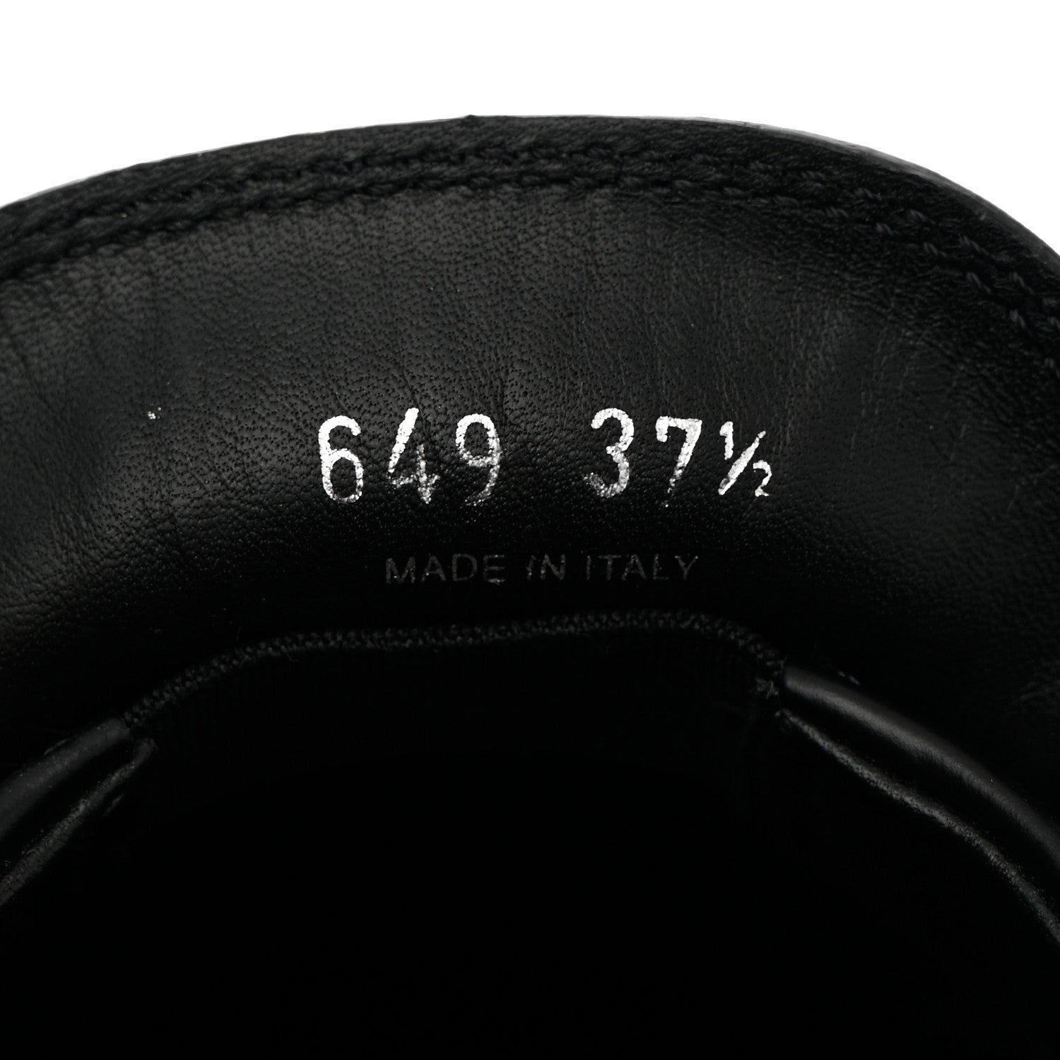 Prada Spazzolato Rois Metal Triangle Logo Monolith 55mm Loafers 37.5 Black 6 of 14