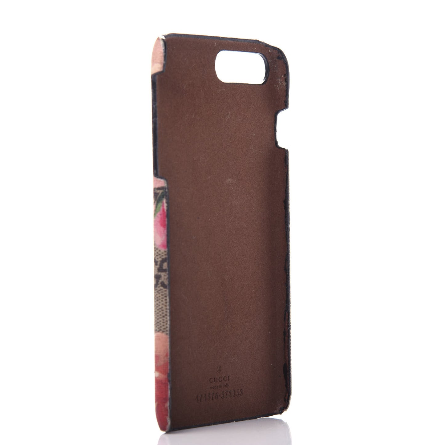 GG Supreme Monogram Blooms iPhone 8 Plus Case Beige Multicolor Dry Rose
