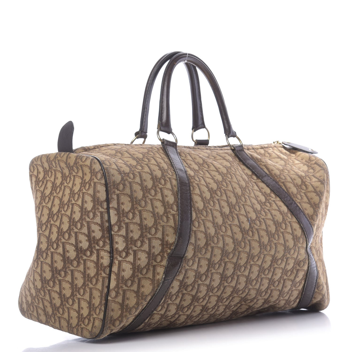 Christian Dior Monogram Duffle Brown 2 of 11