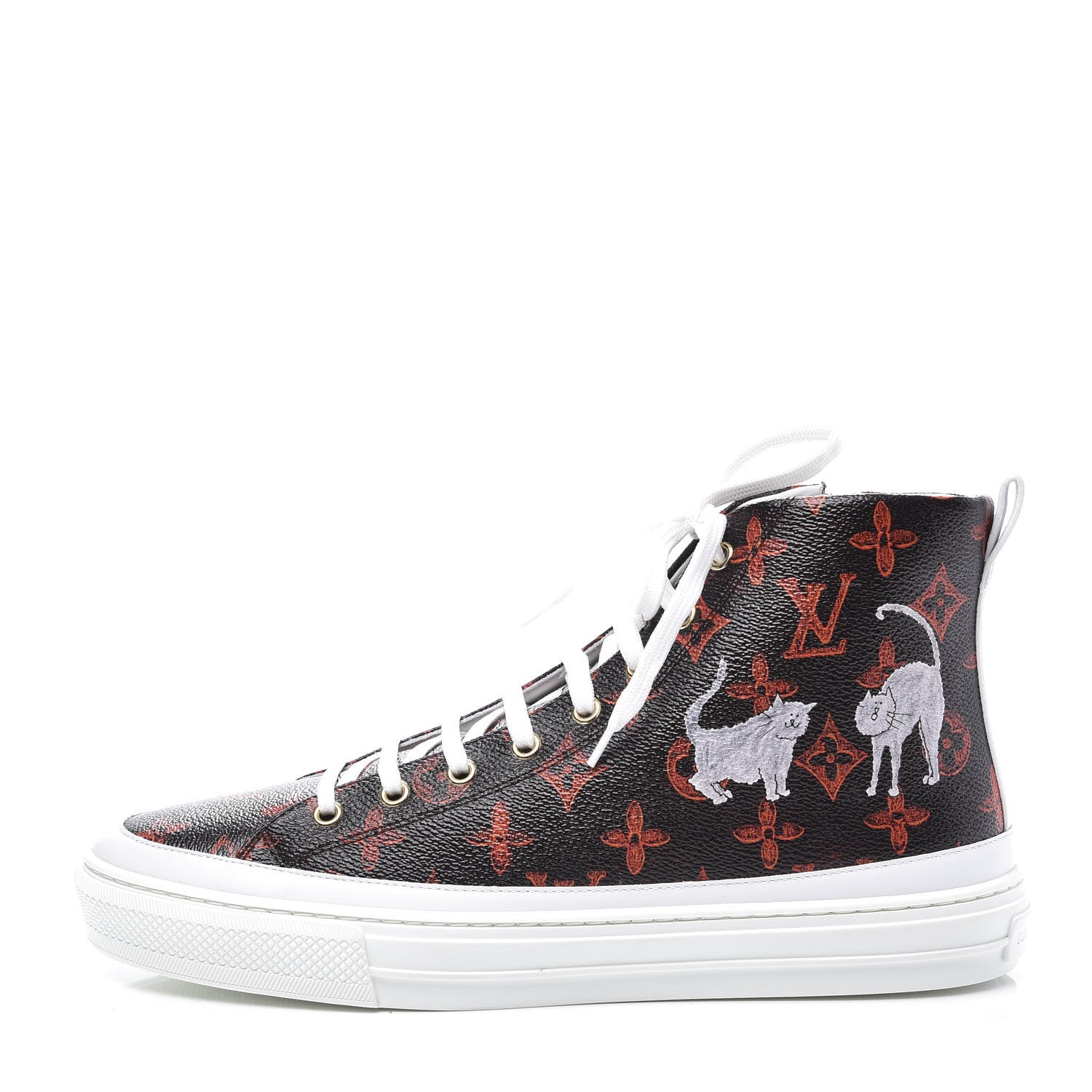Louis Vuitton Catogram Stellar Sneaker Boots 42 Marron 1 of 10