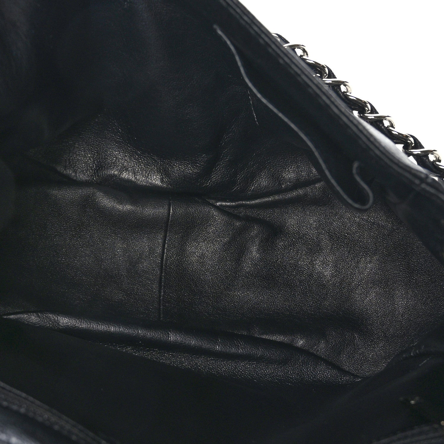 Chanel Caviar Half Moon Large Flap Black 5 of 9