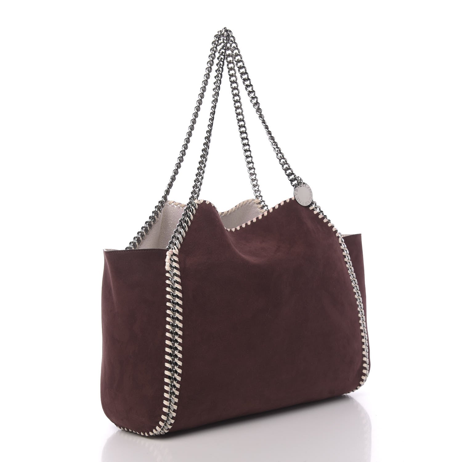 Stella McCartney Iridescent Shaggy Deer Falabella Reversible Tote White 6 of 20