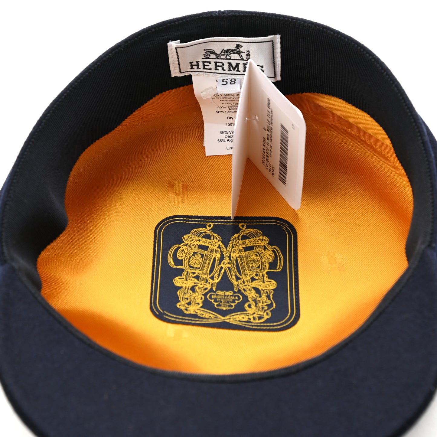 Cashmere Womens Belle-Ile Cap 58 Navy
