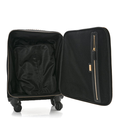 Chanel Suede Quilted Coco Case Trolley Black 5 of 12