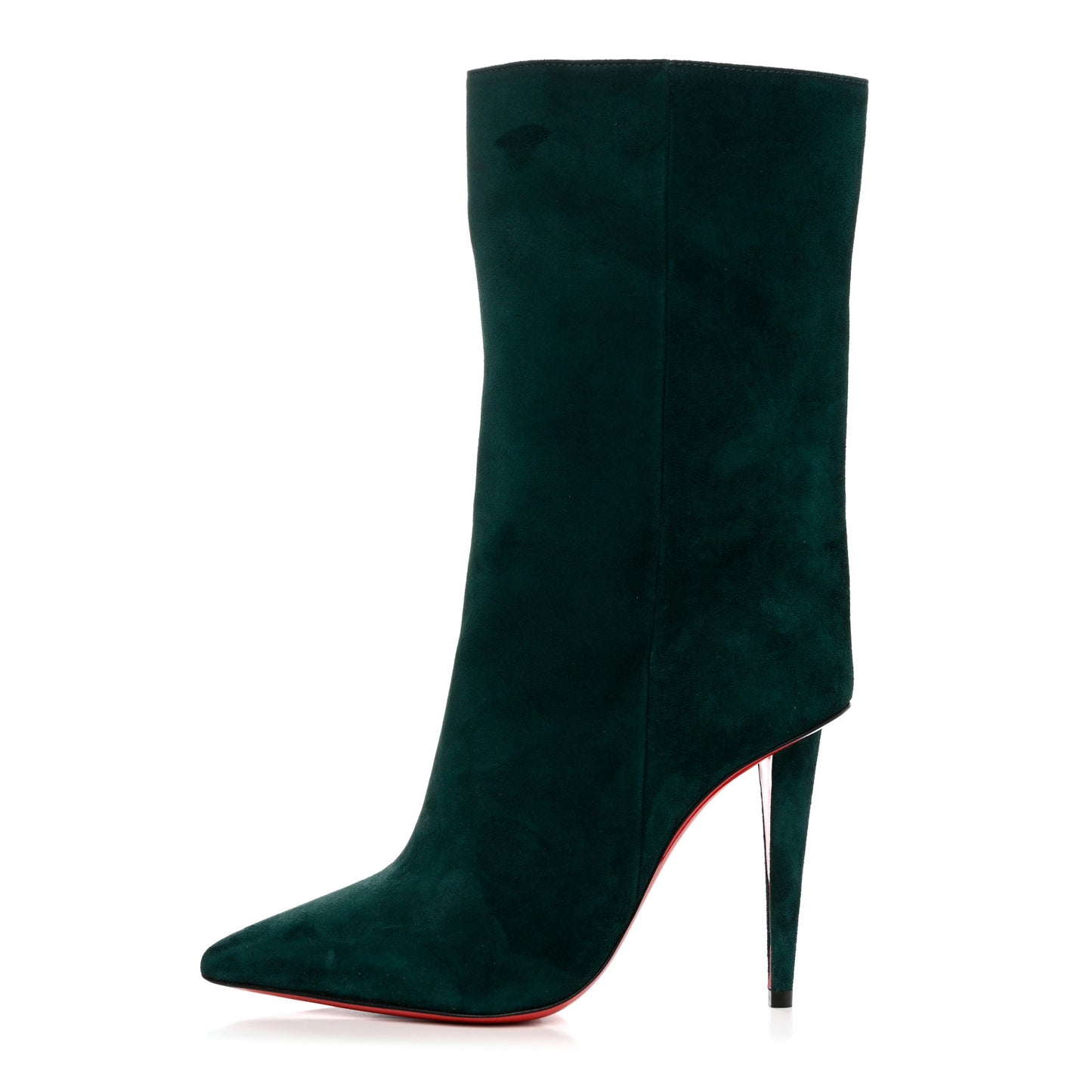 Veau Velours Astrilarge 100 Booties 35.5 Green