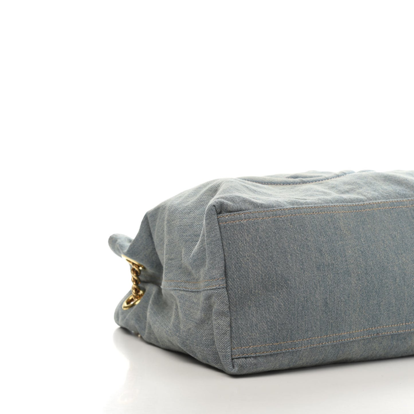 Denim Medium Soho Chain Shoulder Bag Blue