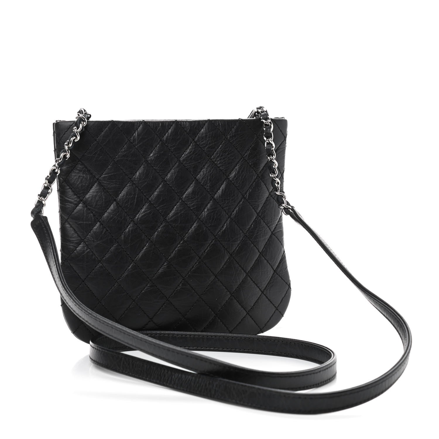 Chanel Calfskin Quilted Crossbody Bag Black 3 of 9