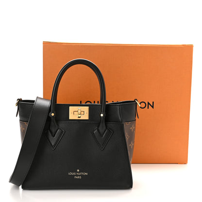 Louis Vuitton Calfskin Monogram On My Side PM Black 10 of 10