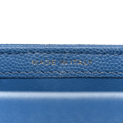 Chanel Caviar Quilted Classic Phone Holder Blue 7 of 11