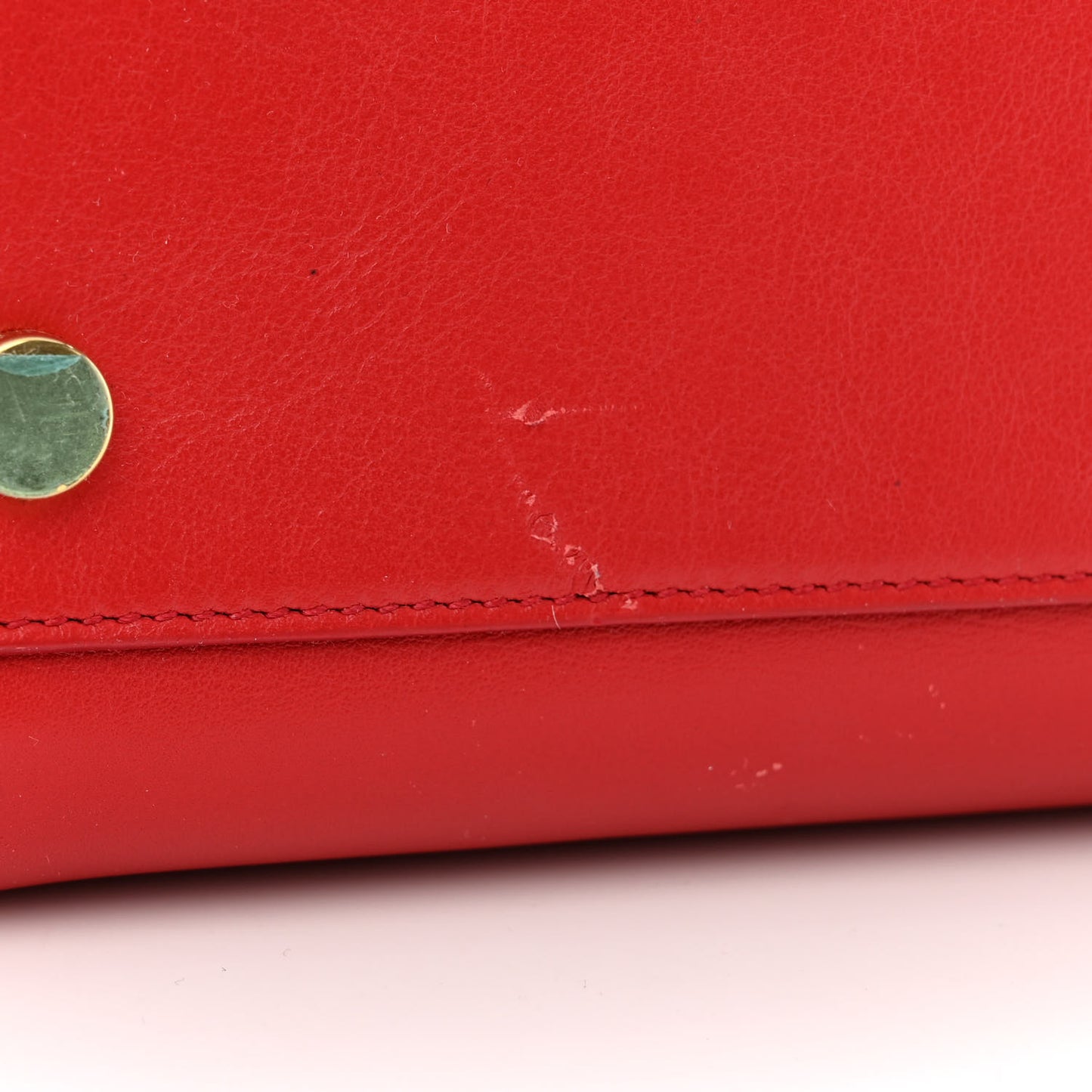 Calfskin Baby Monogram Cabas Red
