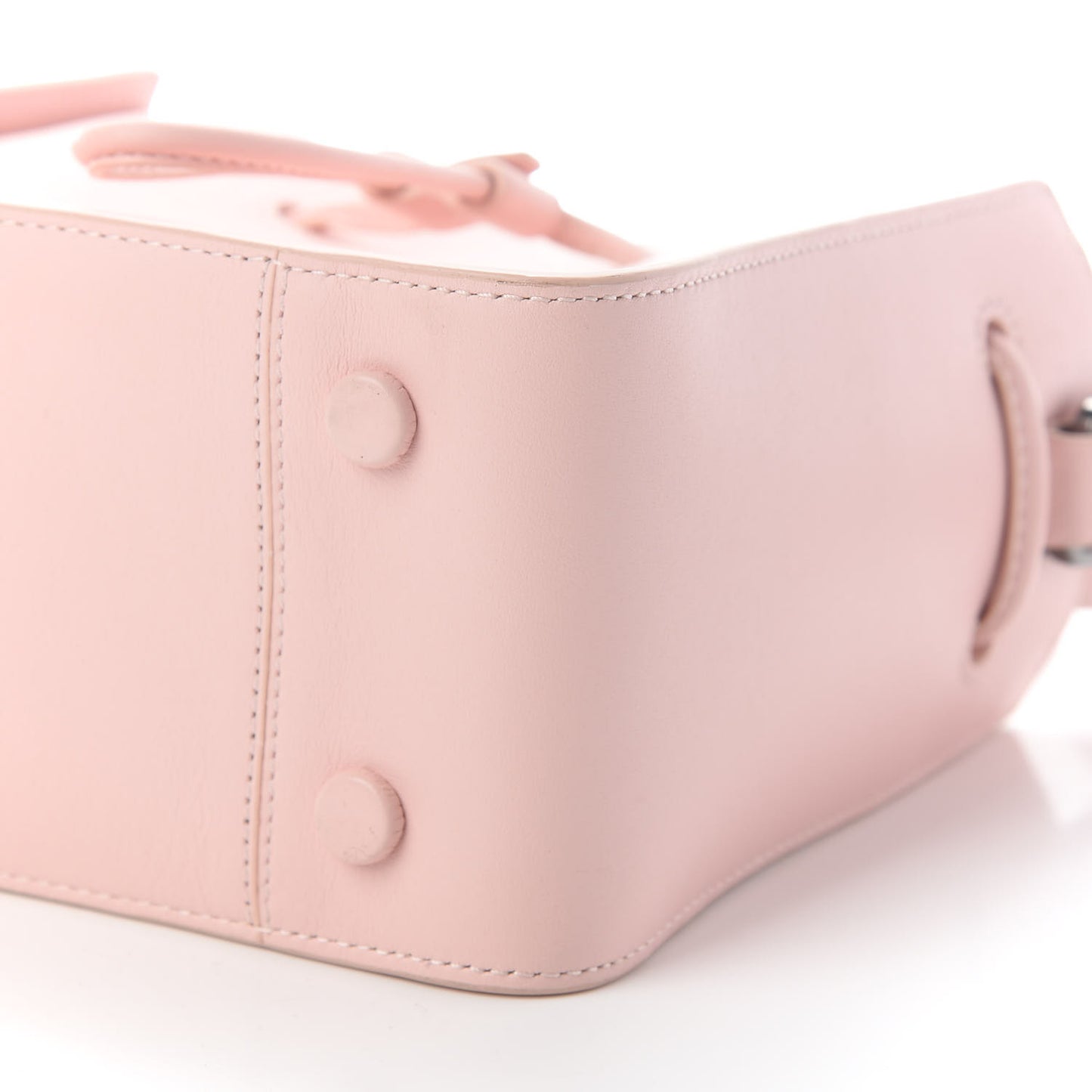 Smooth Calfskin Mini Soleil Bucket Bag Light Pink