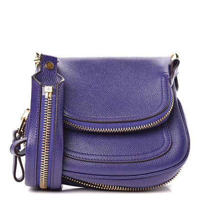 Tom Ford Calfskin Mini Jennifer Crossbody Bag Violet Blue 1 of 10